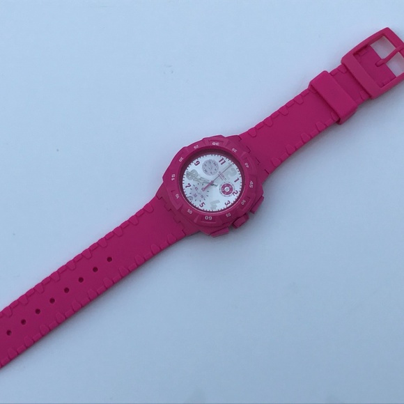 Swatch Women Watch Swiss Made 4 Jewel Pink Huyana - Picture 6 of 8